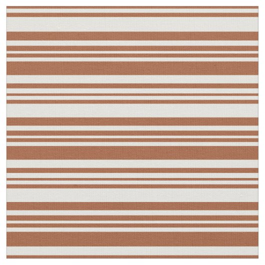 淡い黄色とシエナ線 ファブリック (クローズアップ)