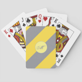 淡い黄色と柔らかいグレーカスタマイズ トランプ