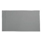 淡い黄色と柔らかいグレーカスタマイズ 枕カバー (裏面-左)