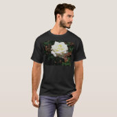 淡い黄色のバラ Tシャツ (正面フル)