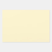 淡い黄色のラッピング紙シート ラッピングペーパーシート (正面3)