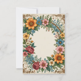 淡い黄色の背景の花の結婚花束 招待状