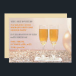 淡い黄色の金ゴールド60th birthdayシャンパン 招待状<br><div class="desc">シャンパンのガラスを使った洗練されたデザインを取り入れ、笑い声や食べ物、泡立った飲み物で満ちた高級夕べに最適なトーンを素晴らし提供。画期的な誕生日や特別な機会に最適な、上品でフェスティバルのtouchを提供し、スタイルの招待状ゲストに簡単する。おカスタマイズ前のイベントに合わせて、友達や家族に思い出す夜に入ったことを知らせる詳細!」</div>