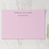 淡エレガントピンクシンプルミニマルモダンリスト ペーパーパッド (インサイチュ)