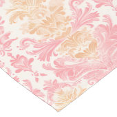 淡エレガント色ダマスク ショートテーブルランナー (コーナー)
