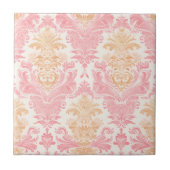 淡エレガント色ダマスク タイル (正面)