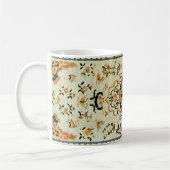 淡彩東洋の敷物 コーヒーマグカップ (左)