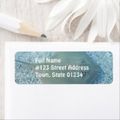 淡水のアカエイの郵送物のラベル ラベル (インサイチュ)