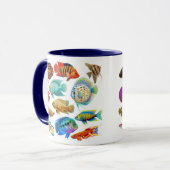 淡水のアクアリウムはマグを採取します マグカップ (正面左)