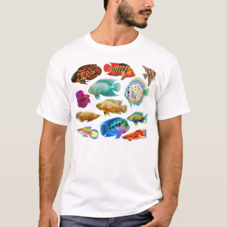 淡水のアクアリウムはTシャツを採取します Tシャツ