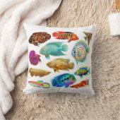 淡水の熱帯アクアリウムの魚の枕 クッション (ブランケット)