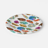 淡水の熱帯アクアリウムの魚の紙皿 ペーパープレート (アングル)