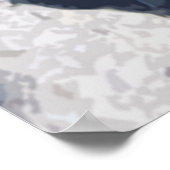 淡水カタツムリ（テクスチャ） ポスター (角)