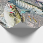 淡水スポーツ魚の包装紙 ラッピングペーパー (角)