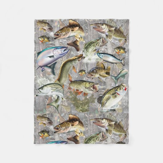 淡水ラップ フリースブランケット (正面)