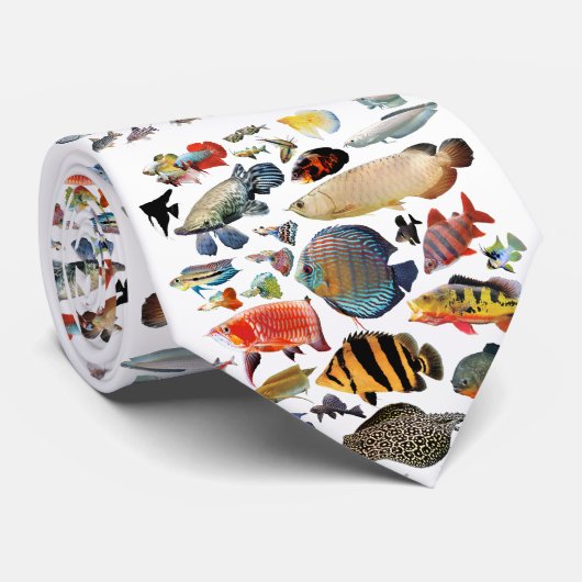 淡水熱帯魚ネクタイ ネクタイ (ロール)