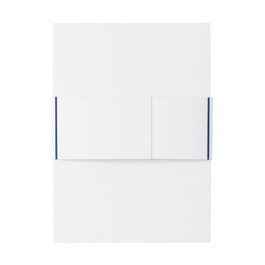 淡水青と白伝統的結婚の 招待状ベリーバンド (裏面例)