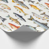 淡水魚のラッピングペーパー ラッピングペーパー (角)