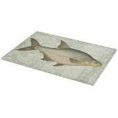 淡水魚の地図 カッティングボード (角)