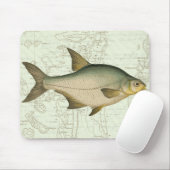 淡水魚の地図 マウスパッド (マウス)