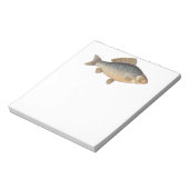 淡水魚の鯉の絵 ノートパッド (回転)