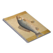 淡水魚の鯉の絵 ノートブック (右側)