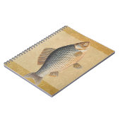 淡水魚の鯉の絵 ノートブック (左側)