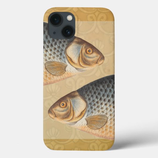 淡水魚の鯉の絵 Case-Mate iPhoneケース (裏面)