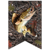 淡水魚釣りパーティーバンティング バンティングフラッグ (第3の旗)