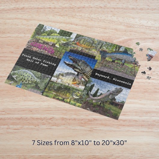 淡水魚釣り殿堂Photo Hayward, WI ジグソーパズル