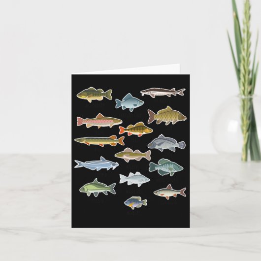 淡水魚魚釣り カード (正面)