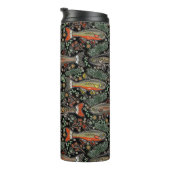 淡水魚，スタイリッシュデザイン，マス，魚釣り タンブラー (回転右)