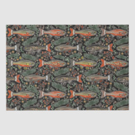 淡水魚,スタイリッシュデザイン,マス,魚釣り 薄葉紙