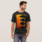 淡水魚(レッド) Tシャツ (正面フル)