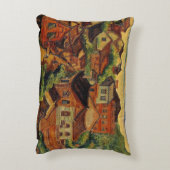 淡水&陳鄭浦/台湾ヴィンテージ芸術 アクセントクッション (裏面(縦))