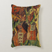 淡水&陳鄭浦/台湾ヴィンテージ芸術 アクセントクッション (正面(垂直))