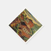 淡水&陳鄭浦/台湾ヴィンテージ芸術 スタンダードカクテルナプキン (角)