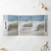 淡白の透モダン過性 三つ折りカード (内部)