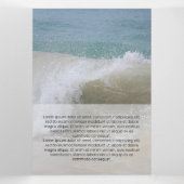 淡白の透モダン過性 三つ折りカード (内部中)