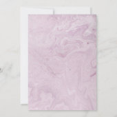 淡紫色のバラ 招待状 (裏面)