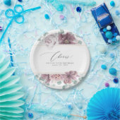 淡紫色 花卉 雅致 植物学 ペーパープレート (パーティー)