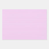 淡紫色 & 薄灰紫色 ストライプ ラッピングペーパーシート (正面3)