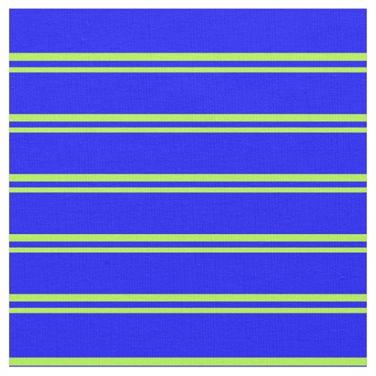 淡緑と青の色の線の付いたパターン ファブリック (クローズアップ)