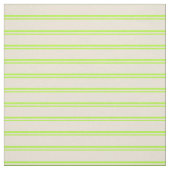 淡緑色とビスク色の線 ファブリック (見本)