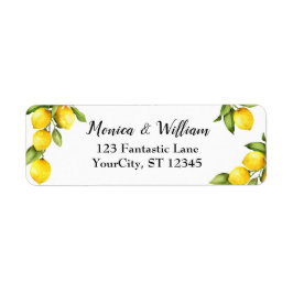 淡緑色のイエローレモン ラベル