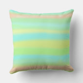 淡緑色の線 クッション (裏面)