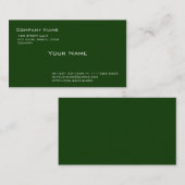 淡緑色 名刺 (正面/裏面)