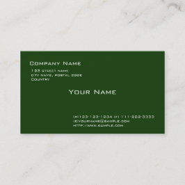 淡緑色 名刺