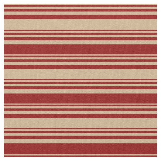 淡色と濃赤色の線のパターン ファブリック (クローズアップ)