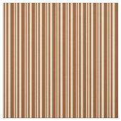 淡色と茶色の色の線パターン ファブリック (見本)